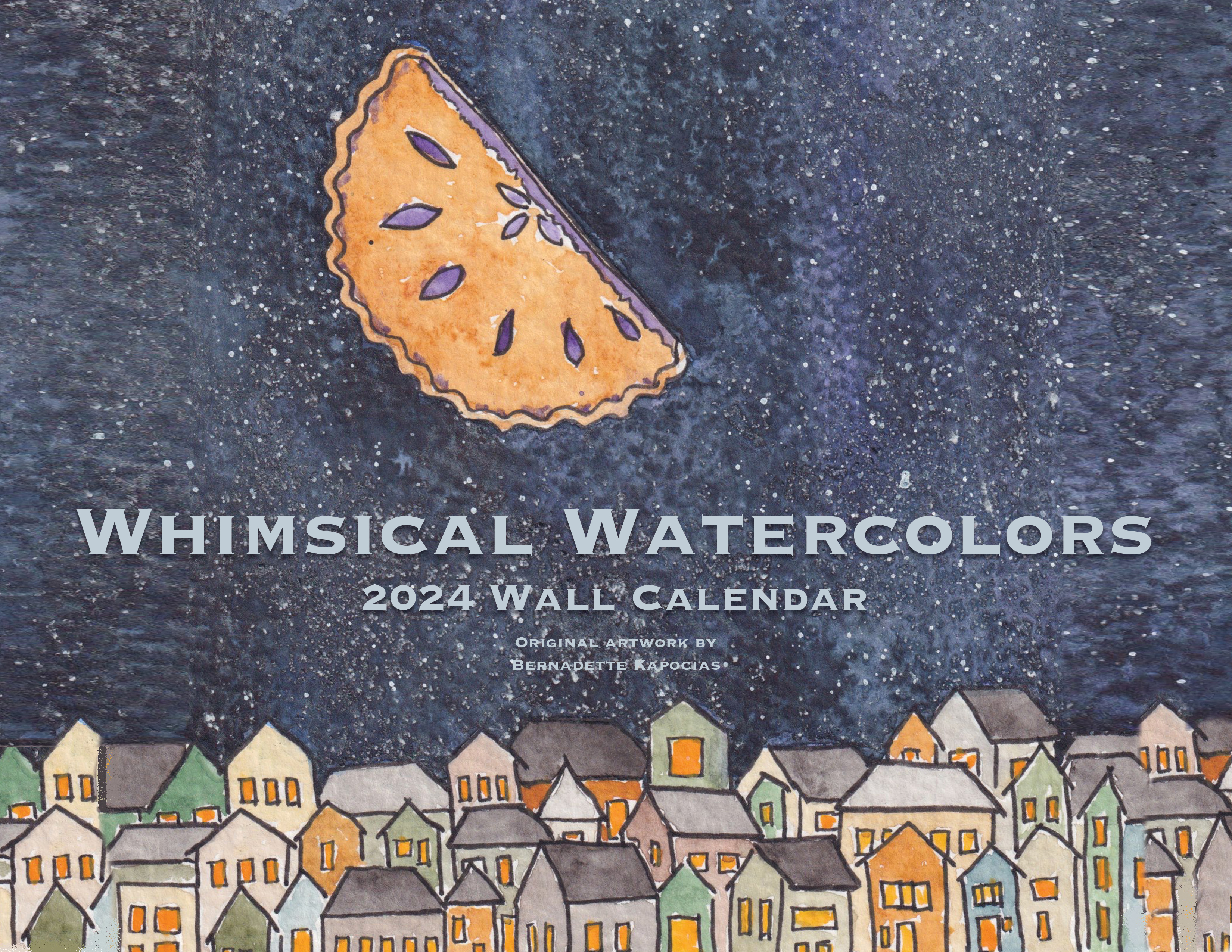 2024 Whimsical Watercolor Calendar